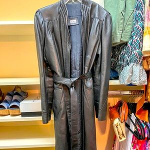 Vintage Long Leather Herrero Jacket